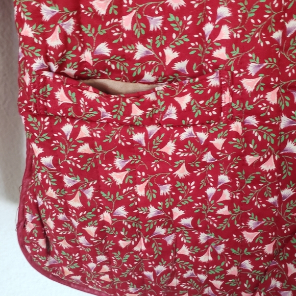 Women reversible quilted floral Jacket - Picture 11 of 13